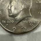      Ultra Rare 1973 Jfk Kennedy Half Dollar    d    Mint Mark - Denver Mint Coin      