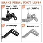 Motorcycle Brake Pedal Foot Lever Replacement For Yamaha Mt03 Mt-03 2016 Sliver
