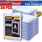30 pack Magnetic Trading Sports Card Holders 35pt One-touch Hard Uv Protection