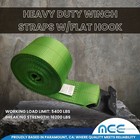 10 Pack Flatbed Truck Tie Down 4  X 30  Winch Strap W flat Hook Wll 5400 Lbs
