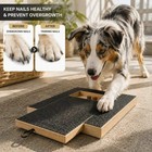 Dog Nail Scratch Board With Treat Box  Wooden Dog Nail File Training Board