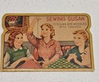 2 Vintage Needle Books  my Darling     sewing Susan  Made In Japan Ephemera Lot
