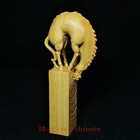 4 2 Inch Chinese Boxwood Carved Horse Statue Desk Decoration Gift Collectable