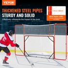 Vevor Hockey Goal With Backstop And Targets Street Outdoor Steel Hockey Net 72 