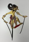 Vintage Javanese Wayang Kulit Painted Leather Shadow Puppets Indonesia