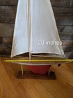 Wooden Toy Pond Yacht Model Sailboat