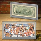 Ny Knicks Champion Pop Art Genuine  2 Bill Signed By Rency -  Limited S n Of 250