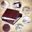 Small Photo Album 4x6 100 Photos 50 Pages Picture Portfolio Folder Art Book Stor