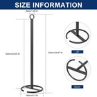 Nearmoon Bath Toilet Paper Holder Stand Free Standing Tissue Paper Storage Wi   