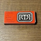 Russian Tea Room New York City Vintage Slim Matchbox With Wooden Matches Nos