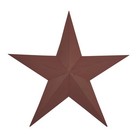 Barn Star - Burgundy - 36  Red