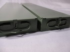  2  Antique Green 1940 s Bank Safety Deposit Box  21 25x4 75x1 75 Free Shipping