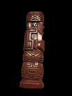 Hawaiian Carved Wooden Tiki Figure Statue Figurine Brown  