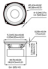 2 Goldwood Sound Gw-205 4s Shielded 5 25  Woofers 130 Watts Each 4ohm Speakers