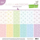 Lawn Fawn 12x12 Paper Pack Lf4010 Blissful Blossoms