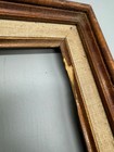 Vintage Rectangular Wooden Picture Frame With Gold Detailing 23x19  Read
