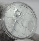 2019 Tuvalu Homer Simpson D oh 1 Oz  9999 Fine Silver Coin The Simpsons