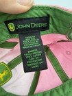 John Deere Pink   Green Adjustable Toddler Hat Cap  Agriculture Theme