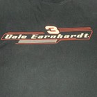 Vintage Dale Earnhardt T Shirt Mens Large Black Racing 3 Intimidator Nascar Y2k