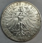 1861 Germany Frankfurt Silver 2 Thaler