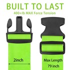 Bilione 4 Pack Luggage Straps 79  Long Belts Keep Suitcase Secure While Trave   
