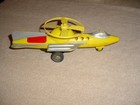 Vtg 1950s Lido Captain Video Hard Plastic Helicopter Rocket Space Ship Toy