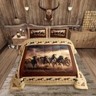  Horse Comforter Set Size Galloping Horse Comforter For Boys Kids Twin Brown