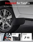 No Drill Mud Flaps For 2022-2026 Toyota Tundra Truck  Heavy Duty Front   Rear Al