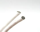 Alpha Wire 9188a  25 Gauge Ptfe Coax Wire  White  100ft