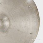 Vtg Zildjian 22  Ride Cymbal Rivet Sizzle Design Avedis 1960 s 2735 Grams