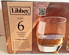 Libbey Perfect Collection 6 Piece Assorted Liquor Glasses Set Nib