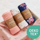 4 Muslin Swaddle Blankets Soft Silky Baby Blanket 47 X 47 In Breathable Swaddle