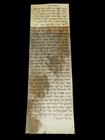 Ancient Bible Scroll Manuscript Fragment On Parchment I Kings Italy 19th 