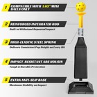    portable Baseball Training Tee Popper - Pops Up Balls To 40  Height   12 Balls