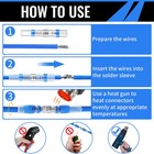 50-1000pcs Solder Stick Heat Shrink Solder Seal Sleeve Butt Wire Connectors Kit