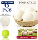 Wool Dryer Balls  New Zealand Dryer Balls Laundry Reusable Reduce Static Cling 