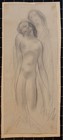 Willi Schmid Piet   Maria Christ Preliminary Study Munich Secession Unsign Drawing