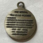 Vintage 4h Club Pledge Round Charm Pendant