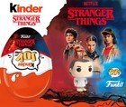 Kinder Joy Stranger Things Funko Pop Figures     Limited Edition Rare Collectible