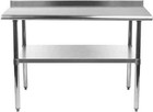 Heavy Duty Stainless Steel Table  Nsf Commercial Prep   Work Kitchen Table