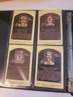 Baseball Hall Of Fame Postcards Lot Of 91  Mostly Different Binder Sleeved 