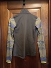 Womens Medium Nike Pro Hyperwarm Nordic 1 2 Zip Long Sleeve Top Purple