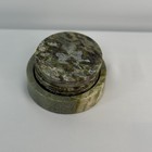 Irish Set Of 4 Connemara Marble Round Coasters 3 3 4  X 3 3 4  W  Marble Holder