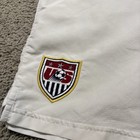 Nike Team Usa Soccer Shorts Men   s Xl White Authentic Athletic Gym Throwback Logo