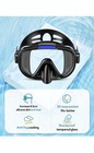 Adult Snorkel Set With Fins  Dry Top Mask   Gear Bag For Diving   Swim