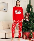 Christmas Family Pajamas Matching Sets Christmas Sleepwear Parent-child Pjs Outf