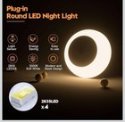 Dusk To Dawn Sensor Warm White Led Night Light 0 5w  2 Pack Nightlight For Adult