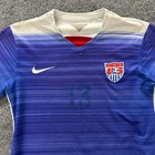 Nike Soccer Jersey Womens Size S Alex Morgan 13 Uswnt Blue Gradient Dri-fit