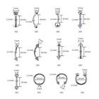 84 Pcs Body Septum Piercing Kit 14g 16g Tools For Nose Tongue Lip Ear Eyebrow Be