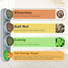Catnip Balls For Cats Wall - 4 Pack  Silvervine Edible Chew Toys  Dental Care